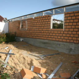 Agrandissement terrasse pour espace de jeu pour enfants Riorges